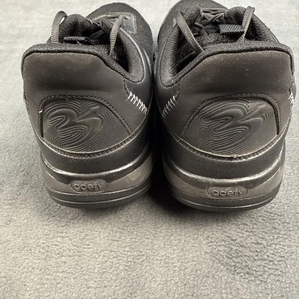 Gravity Defyer GDEFY Womens Size 10 Black Walking Shoes Sneakers